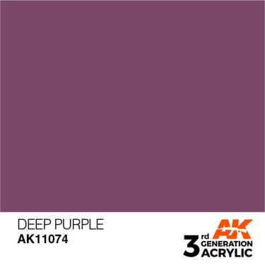 AK Interactive AK11074 Deep Purple Intense Acrylic Paint 17ml (3rd Generation)